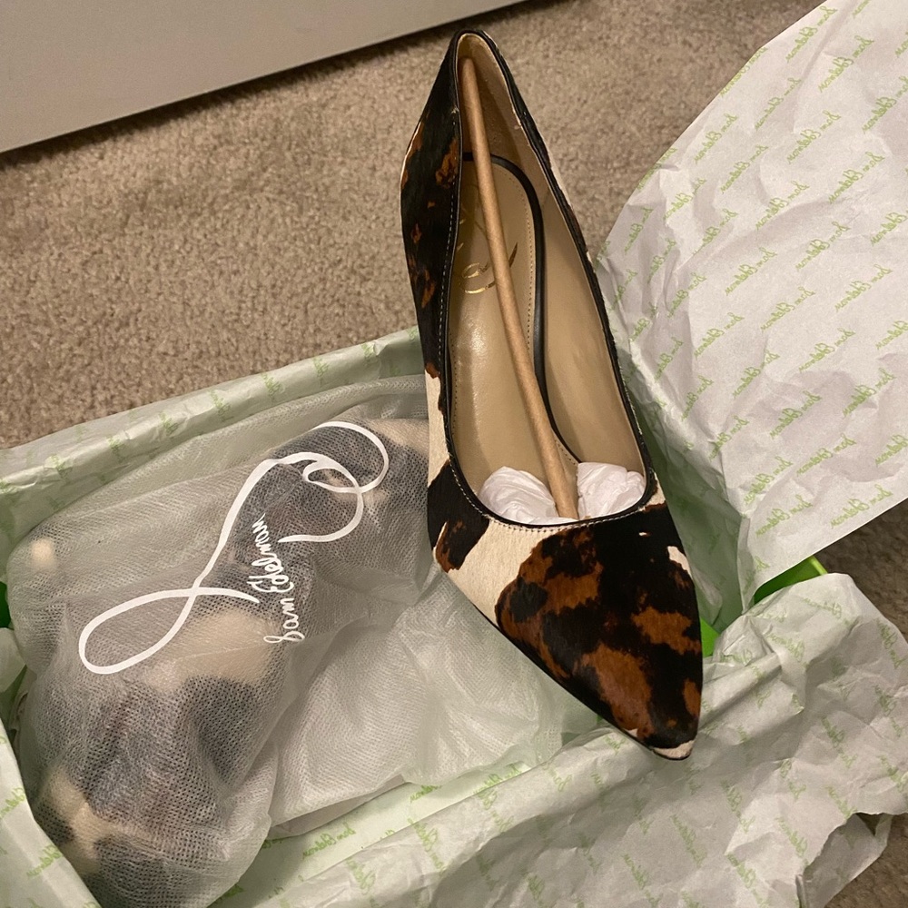 Sam Edelman Multicolor Animal Print Heels - Picture 5 of 6